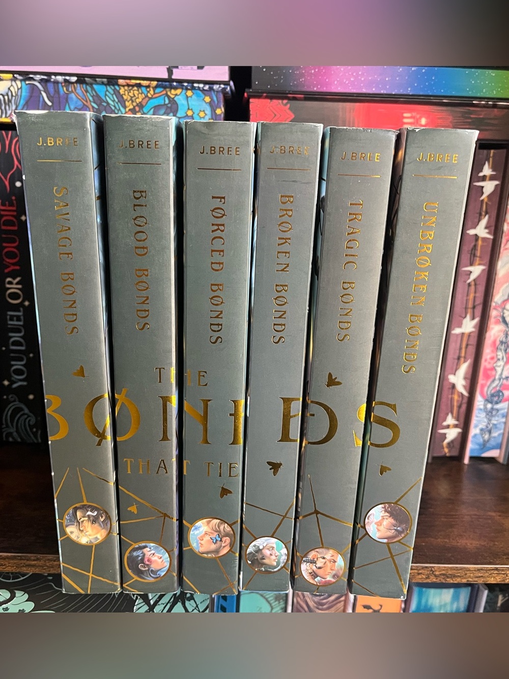 The Bonds That Tie by J. Bree Bookish Box Special Editions 1-6 New